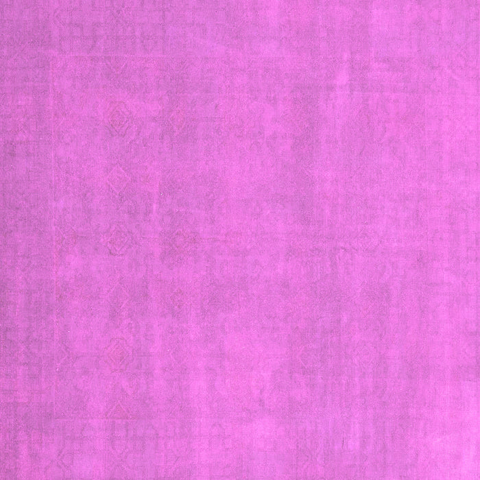 Square Machine Washable Oriental Pink Modern Rug, wshabs2719pnk