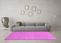 Machine Washable Oriental Pink Modern Rug, wshabs2719pnk