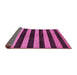 Sideview of Oriental Purple Modern Rug, abs271pur