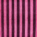 Square Machine Washable Oriental Pink Modern Rug, wshabs271pnk