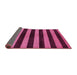 Sideview of Oriental Pink Modern Rug, abs271pnk