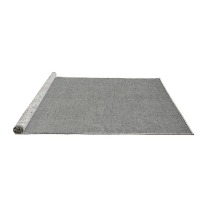 Sideview of Machine Washable Oriental Gray Modern Rug, wshabs2720gry
