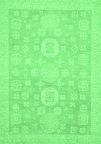 Oriental Emerald Green Modern Rug, abs2721emgrn