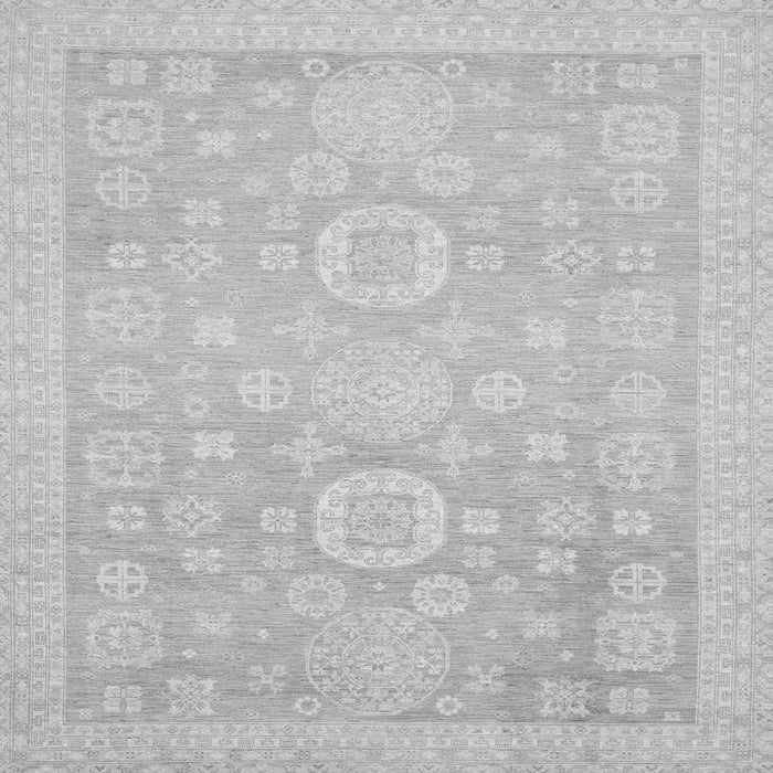 Square Oriental Gray Modern Rug, abs2721gry