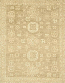 Abstract Mustard Yellow Oriental Rug, abs2721