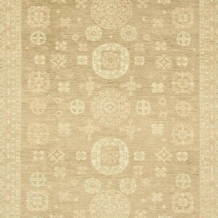 Abstract Mustard Yellow Oriental Rug, abs2721