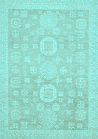 Oriental Light Blue Modern Rug, abs2721lblu