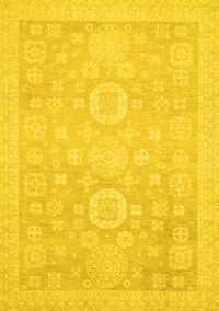 Oriental Yellow Modern Rug, abs2721yw