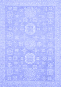 Oriental Blue Modern Rug, abs2721blu