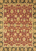 Machine Washable Oriental Brown Modern Rug, wshabs2722brn