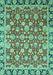 Oriental Turquoise Modern Rug, abs2722turq