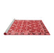 Modern Red Washable Rugs