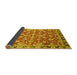 Sideview of Oriental Yellow Modern Rug, abs2722yw