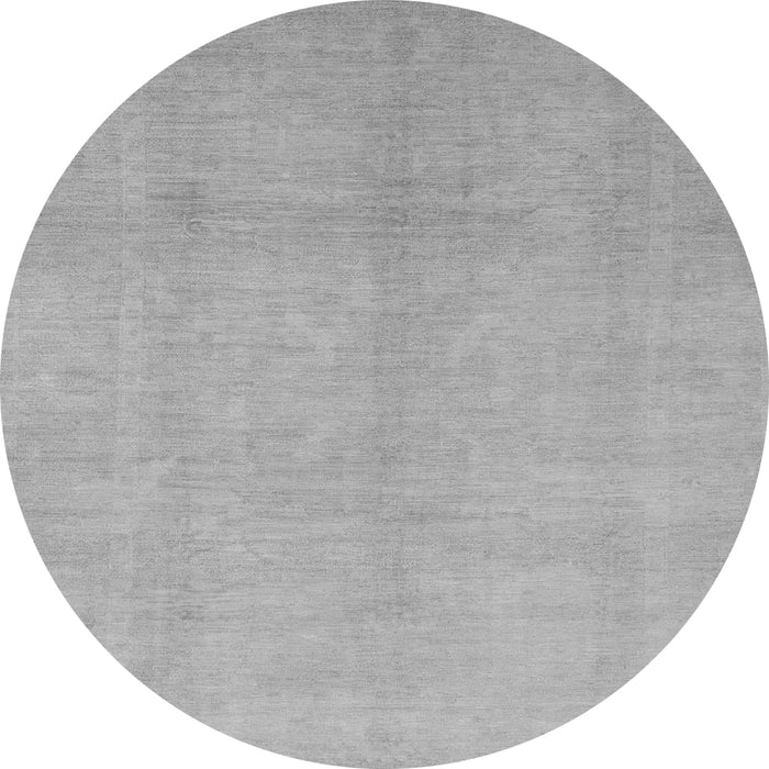 Round Oriental Gray Modern Rug, abs2723gry