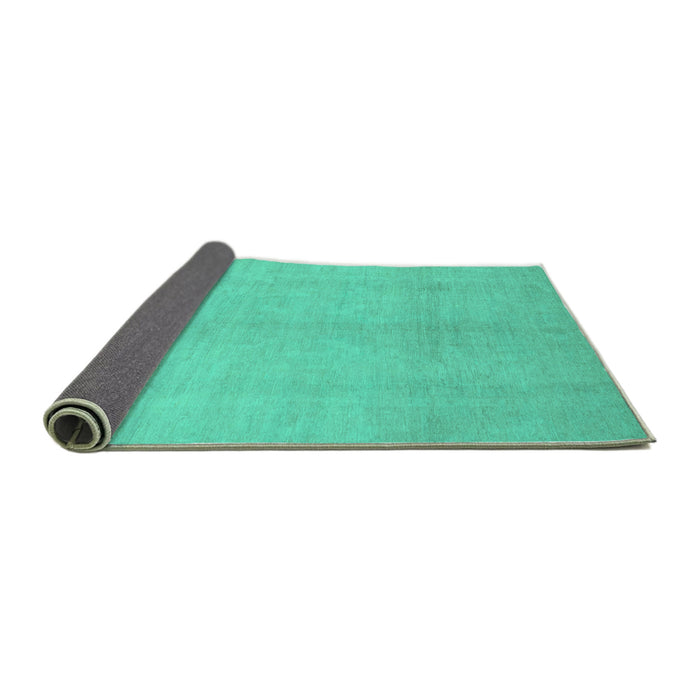 Sideview of Oriental Turquoise Modern Rug, abs2723turq