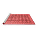 Modern Red Washable Rugs