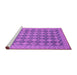 Sideview of Machine Washable Abstract Purple Modern Area Rugs, wshabs2724pur