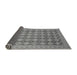 Sideview of Abstract Gray Modern Rug, abs2724gry