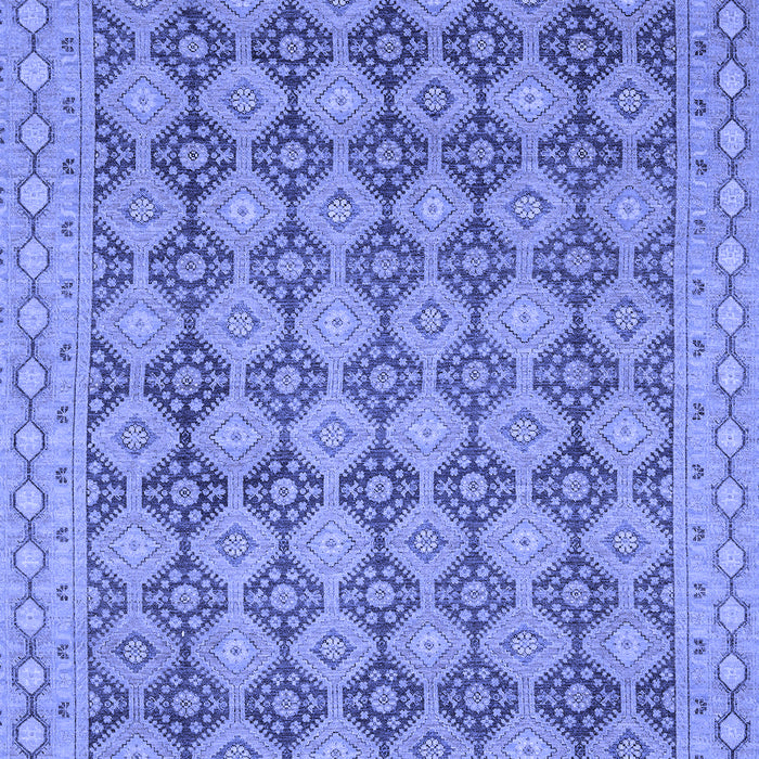 Abstract Blue Modern Rug, abs2724blu