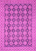 Machine Washable Abstract Pink Modern Rug, wshabs2724pnk