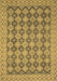 Abstract Brown Modern Rug, abs2724brn