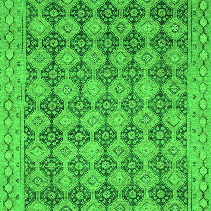 Machine Washable Abstract Green Modern Area Rugs, wshabs2724grn