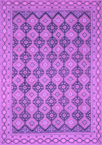 Abstract Purple Modern Rug, abs2724pur