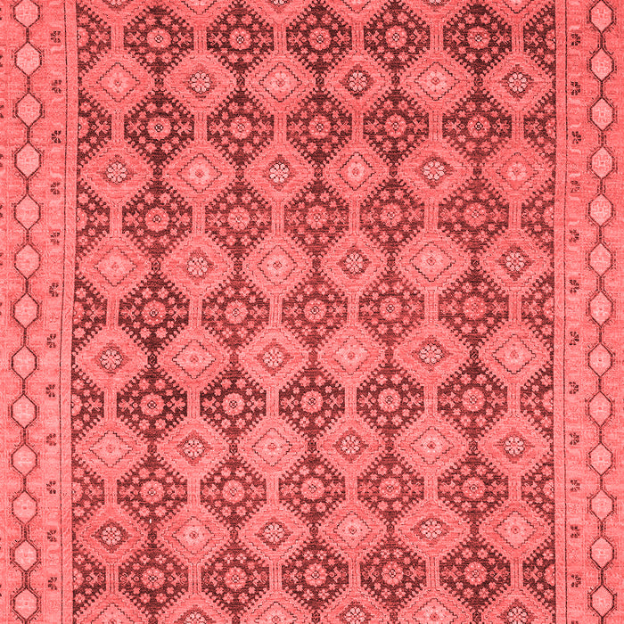 Machine Washable Abstract Red Modern Rug, wshabs2724red