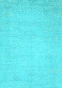 Abstract Light Blue Modern Rug, abs2726lblu