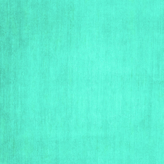 Square Abstract Turquoise Modern Rug, abs2726turq