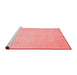 Modern Red Washable Rugs