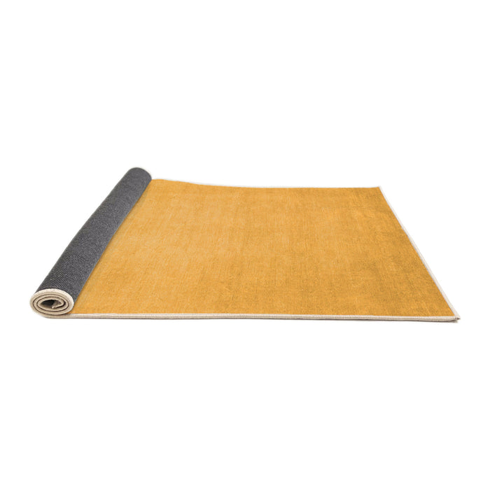 Sideview of Abstract Orange Modern Rug, abs2726org