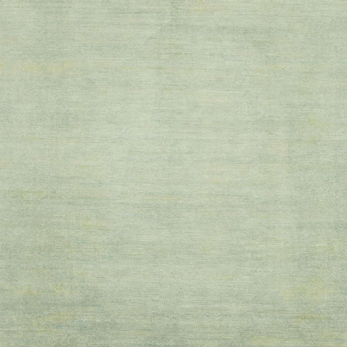 Square Machine Washable Abstract Green Rug, wshabs2726