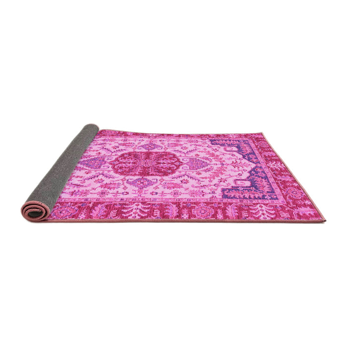 Sideview of Abstract Pink Modern Rug, abs2727pnk