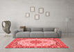 Modern Red Washable Rugs