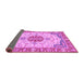 Sideview of Abstract Purple Modern Rug, abs2727pur