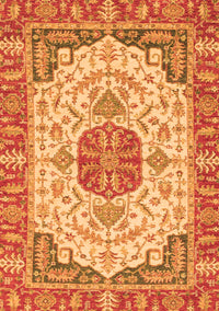 Abstract Orange Modern Rug, abs2727org