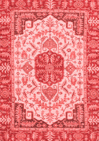 Abstract Red Modern Rug, abs2727red