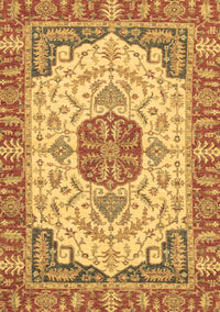 Abstract Brown Modern Rug, abs2727brn