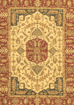 Abstract Brown Modern Rug, abs2727brn