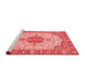 Modern Red Washable Rugs