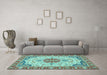 Machine Washable Abstract Light Blue Modern Rug in a Living Room, wshabs2727lblu