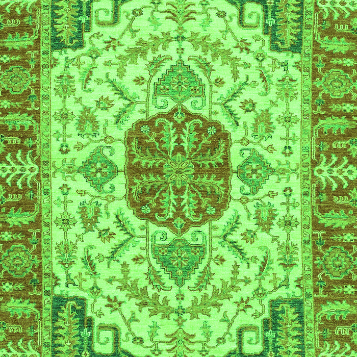 Abstract Green Modern Rug, abs2727grn