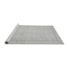 Sideview of Machine Washable Oriental Gray Traditional Rug, wshabs2728gry