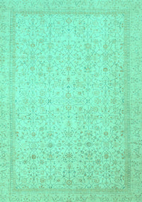 Oriental Turquoise Traditional Rug, abs2728turq