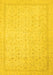 Oriental Yellow Traditional Rug, abs2728yw