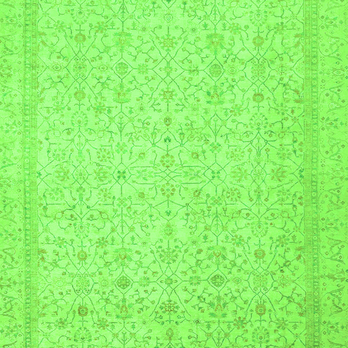 Oriental Green Traditional Rug, abs2728grn