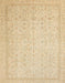 Machine Washable Abstract Brown Gold Rug, wshabs2728