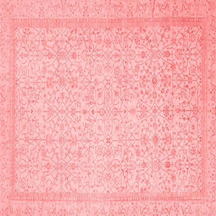 Machine Washable Oriental Red Traditional Rug, wshabs2728red