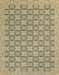 Machine Washable Abstract Brown Rug, wshabs2729